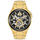 Bulova Men's Automatic-self-Wind Watch with Stainless-Steel Strap, Gold, 27 (Model: 98A178)