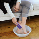 Foot Exfoliator Pedicure Tool Callus Remover Scrubber Skin Cleaner (Purple)