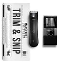 MANSCAPED™ Trim and Snip 3.0, Men's Grooming Kit, Includes The Lawn Mower™ 3.0 Ergonomically Designed Powerful Waterproof Trimmer and The Shears 2.0 Manicure Set. Male grooming and care kit.
