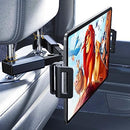 LISEN Tablet iPad Holder for Car Mount Road Trip Essentials Kids for Adults Must-Have iPad Car Holder Back Seat Portable Car Tablet Holder Fit for 4.7-12.9" Devices Headrest Rod car accessories
