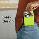 OtterBox Symmetry Series+ Antimicrobial Case with MagSafe for iPhone 14 Pro (ONLY) - Lime All Yours (Green)