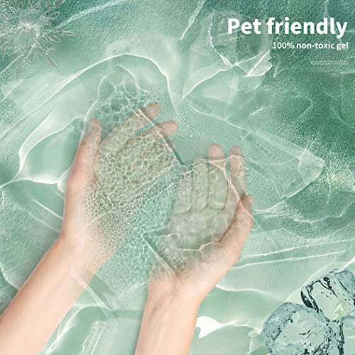 PaWz Pet Cooling Mat Cat Dog Gel Non-Toxic Bed Pillow Sofa Self-Cool Summer Green XL