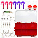 Play22 Fishing Pole For Kids - 40 Set Kids Fishing Rod Combos - Kids Fishing Poles Includes Fishing Tackle, Fishing Gear, Fishing Lures, Net, Carry On Bag, Fully Fishing Equipment - For Boys And Girls