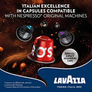 Lavazza Qualità Rossa Coffee Capsules - Compatible with Nespresso Machines - 100 Pods