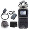 Zoom H5 4-Input / 4-Track Portable Handy Recorder with Interchangeable X/Y Mic Capsule + Remote Controller + Hairy Windscreen + USB AC Adapter + USB Cable + Cloth - Deluxe Bundle