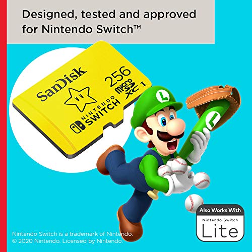 SanDisk MicroSDXC UHS-I Card for Nintendo Switch 256GB