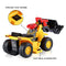 Kids Bulldozer 6V Electric Ride on Digger Car w/Toy Stones & Safety Helmet