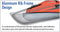 Advanced Elements AdvancedFrame Inflatable Kayak - AE1012-R-P Recreational Kayak with Bag and Pump - Red/Gray - 10.5 Ft.