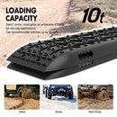 X-BULL Recovery Tracks 4x4 Recovery Boards Offroad 4wd Tracks 22046LBS/10000KG Stand for Automotive Accessories Tires and Wheels in the Sand Mud Snow(GEN 2.0 Black)