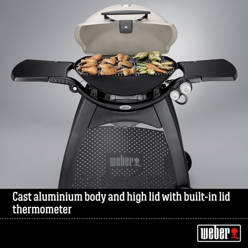 Weber Family Q Premium BBQ Black (Q3200 - Classic 2nd Generation) - Connection to Natural Gas Required