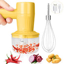 【2in1】Food Choppers,Hand Mixers Electric Whisk Handheld,Electric Beater,Portable Electric Whisk,Cordless Hand Whisk,Electric Garlic Chopper,Handheld Food Processors