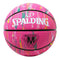 Spalding 84-411Z Basketball Marble Pink No. 6 Ball Basket