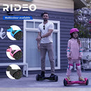 RIDEO Q3-C Hoverboard Electric self-balance Scooter 36v Lithium-ion battery DC Brushless Dual 250w hub motor UL 2272 approved UV Protection LED light – Black Matte