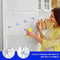 PTEROMYS Acrylic Magnetic Fridge Calendar Dry Erase Board Clear Calendar & Memo Set Planner for Refrigerator Includes 4 Dry Erase Markers with 4 Colors (Monthly and Weekly)