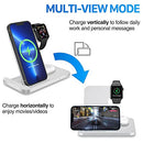 Wireless Charger 3 in 1 Wireless Charging Station Compatible with Apple Watch/iPhone/Airpod,iPhone 14,13,12,11,15(Pro, Pro Max)/XS/XR/X/8(Plus)/Galaxy S Note Z,iWatch 9/8/7/6/SE/5/4/3/2,AirPod3/Pro