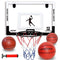 SOEVIEE Large Basketball Hoop for Kids & Adult Indoor Basketball Hoops on Door & Wall 23 X 16 Inch Board with 3 Balls & 2 Nylon Nets Over The Door Basketball Hoops Perfect Family Game Gifts