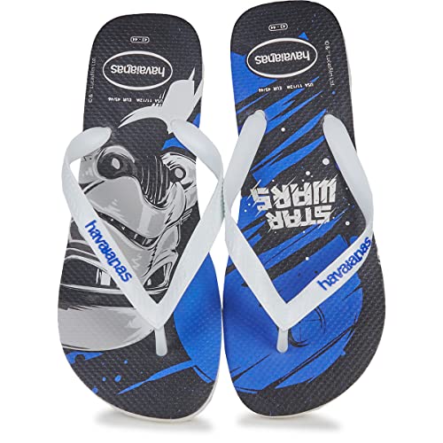 Havaianas Mens Star Wars Sandals Thongs Flip Flops - White/Star - 8 UK