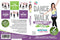 DANCE That WALK - CARDIO PARTY - Low Impact Walking Workout Pack with Two Easy 5000 Step DVDs (NTSC)