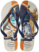 Havaianas Boy's Unisex's Star Wars Flip-Flop Child, Blue, 10 US