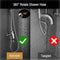 Shower Hose 2m/79 inch, Long Replacement Handheld Flexible PVC Shower Hose, Standard G 1/2 Connection, Anti-Kink (2m)