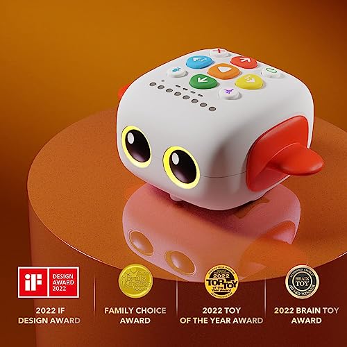 Matatalab Tale-Bot The Coding Robot Activity Set，Screen-Free Coding Robot for Kids, STEAM Educational Toys for Programming with Remote Control,Learning Robot for Kids,Ages3+