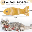 3 Pack Catnip Toy, Fish Cat Toy, Cat Chew Toy Bite Resistant Catnip Toys for Cats, Catnip Cat Toys, Cat Teething Chew Toy