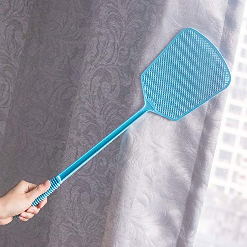 ValueHall Fly Swatter Manual Pest Control Durable Long Handle Swatter Set Mosquitoes Fly Killer(5 Pack) V7024B (Colorful 2)