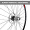 FITTOO Mountain Bike Wheel Set, 29" Rear Bicycle Bike Wheel, High Strength Aluminum Alloy Rim, 8-Speed Thread-on Freewheel