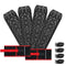 Recovery Tracks with Bag 2 Pair Recovery Boards for Automotive Tires and Wheels Sand Mud Snow 10Ton Stand 4wd Tracks for Offroad Car SUV Truck Gen 3.0 Black