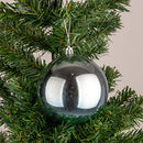 10cm/6Pcs Christmas Baubles Shatterproof Light Blue, Christmas Tree Decorations Ball Ornaments Balls Xmas Hanging Decorations Holiday Decor - Shiny,Matte,Glitter