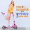 Hurtle Scooter for Teenager – Kick Scooter – 2 Wheel Scooter with Adjustable T-Bar Handlebar – Folding Adult Kick Scooter with Alloy Anti-Slip Deck – Scooter with 8” Smooth Gliding Wheels by Hurtle