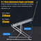 Portable Laptop Stand for Desk,Necomi Foldable Travel Laptop Stand Adjustable Height Computer Stand for Laptop Riser, MacBook Laptop Stand fit for HP Lenovo Dell 10-17 Inch Laptops Tablets