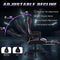 Zeanus Gaming Chair for Adults Purple Gaming Chairs Reclining Computer Chair with Footrest for Heavy People Gamer Chair with Massage Ergonomic PC Gaming Chair Racing Chair for Gaming Big and Tall