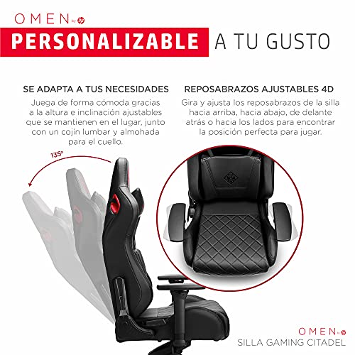 New 6KY97AA OMEN Citadel Gaming Chair by HP.b.