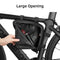 ROCKBROS Bicycle Frame Bag Bike Triangle Bag Under Top Tube Bag Bike Storage Bag 1.5L for Mountain Road Bike