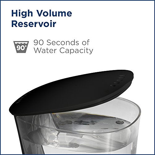 Waterpik Ultra Professional Water Flosser WP-660 - 10 Pressure Settings - 90 Seconds Water Capacity - Removes Plaque - 7x Flosser Tips - Oral Hygiene - Ideal for Implants - Black