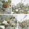 WBHome 6ft Pre-lit Mixed Snowy Norway Spruce & Pine Branch with Shimmy Berries Mantle Prelit Christmas Garland, Winter Flocked Garland for Christmas Holiday Seasonal Indoor/Outdoor Home Decor Mantle