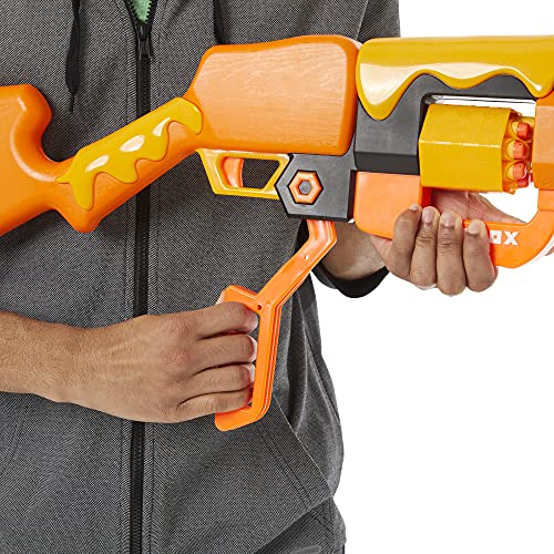 Nerf Roblox Adopt Me!: BEES! Lever Action Blaster, 8 Nerf Elite Darts, Code To Unlock In-Game Virtual Item