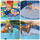 PaWz Folding Swimming Pool Dog Cat Washing Bath Tub Portable Summer Outdoor XXL