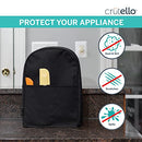 Crutello Food Processor Cover with Storage Pockets for Large Custom 11-14 Cup Processor - Black