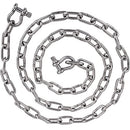 VEVOR Anchor Chain, 10 ft x 5/16 in 316 Stainless Steel Chain, 3/8" Anchor Chain Shackle, 7120lbs Anchor Lead Chain Breaking Load, 9460lbs Anchor Chain Shackle Breaking Load, Anchor Chain for Boats