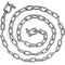 VEVOR Anchor Chain, 10 ft x 5/16 in 316 Stainless Steel Chain, 3/8" Anchor Chain Shackle, 7120lbs Anchor Lead Chain Breaking Load, 9460lbs Anchor Chain Shackle Breaking Load, Anchor Chain for Boats