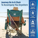 Kijaro Coast Beach Sling Chair, Maldives Blue