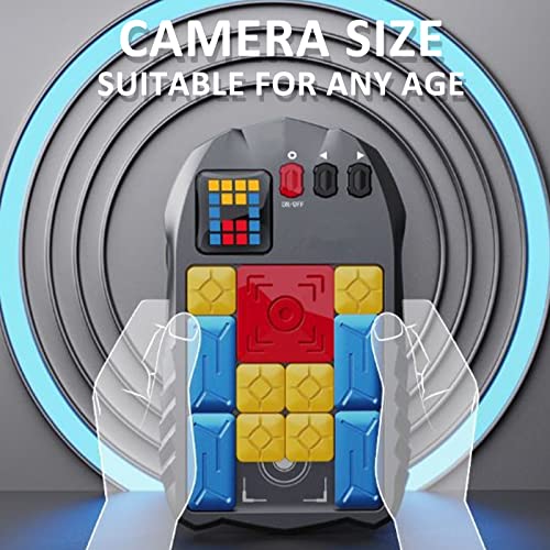 Super Slide Brain Teaser Puzzles, 500+ Levelled UP Challenges Electronic Sliding Puzzle Brain Game, Travel Fidget Toys Handheld Games Console, Electronic Board Games Travel STEM Toys for Kids Adults