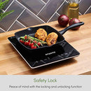 Emperial Single Induction Hob Portable Digital Cooktop Electric Hot Plate with Touch Control 2000W