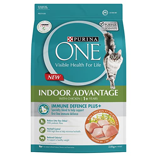 PURINA ONE Adult Indoor Chicken Dry Cat Food 2.8kg