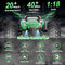 RC Car Remote Control Car, Monster Truck 1:18 Scale All Terrain, 2WD 2.4 GHz Off Road High Speed 20 Km/h RC Cars for Adults Kids with LED Headlight and Two Batteries