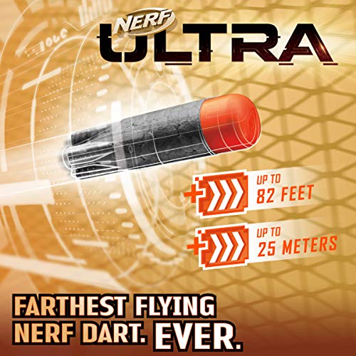 Hasbro NERF - Ultra One Motorized Blaster - 25 Nerf Ultra Darts - The Ultimate in Nerf Dart Blasting - Compatible Only with Nerf Ultra One Darts - Ultra 1 - Games and Toys for Kids - Boys and Girls Ages 8+