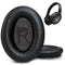 AHG Premium QC45 replacement ear pads cushions compatible with Bose QuietComfort 45/Bose QC45 noise cancelling headphones. Premium Protein Leather, Extra Thick High-Density Foam & Durable (QC45-BLACK)