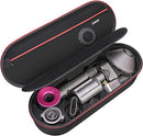 RLSOCO Hard Case for Dyson Supersonic Hair Dryer Iron/Fuchsia-Fits All Hair Dryer Accessories (Black)